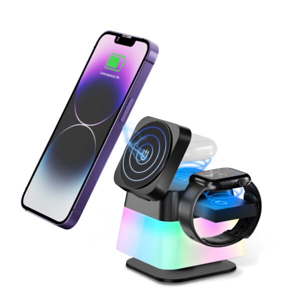 Rotating LED Wireless Charger - Image 4