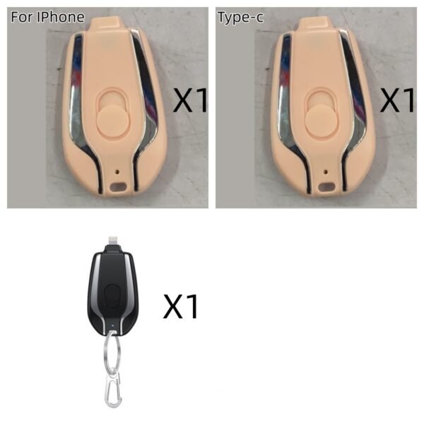 Mini 1500mAh Type C Keychain Power Bank - Image 5