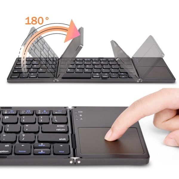 Ultra-Portable Bluetooth Folding Keyboard - Image 3