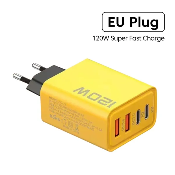 120W 6 Port USB C Fast Charging Hub - Image 8