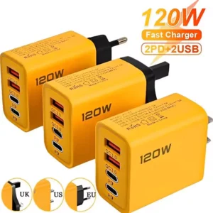 120W 6 Port USB C Fast Charging Hub