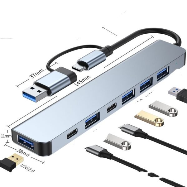 USB C 7 in 1 HyperCharge Hub - Image 5