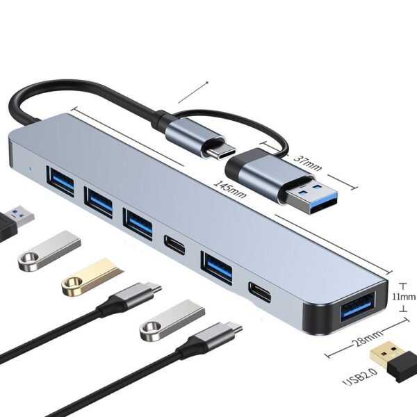 USB C 7 in 1 HyperCharge Hub - Image 3