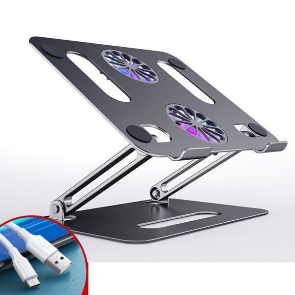 Foldable Aluminum Laptop Stand - Image 3