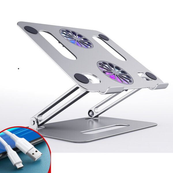Foldable Aluminum Laptop Stand - Image 4