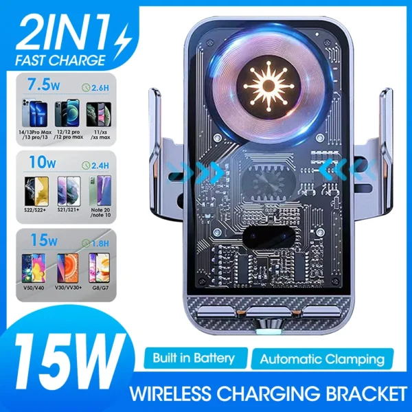AutoCharge 15W Wireless Vent Charger - Image 7