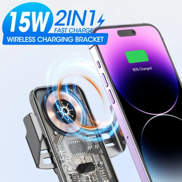 AutoCharge 15W Wireless Vent Charger - Image 9