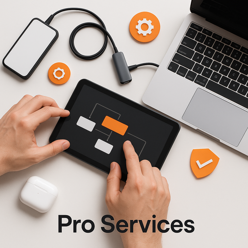 Professional technology services and digital solutions for business and advanced technical needs